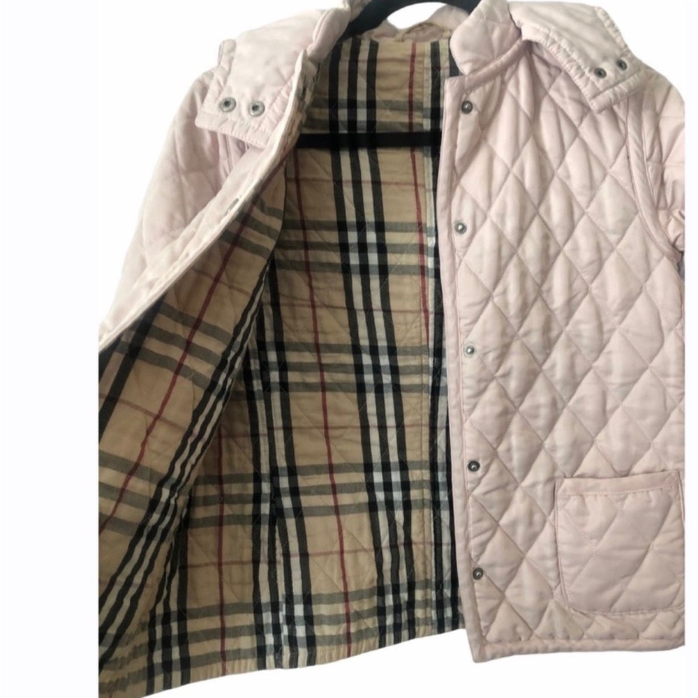 Burberry Pink Quilted Jacket